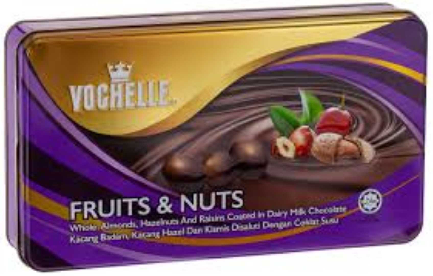 VOCHELLE TIN FRUIT & NUTS 205G